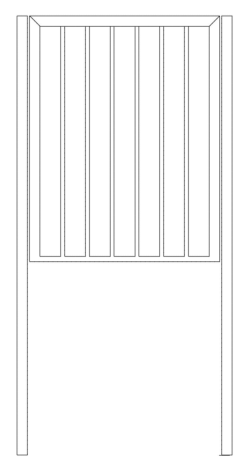 3-by-4-aluminum gate